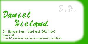 daniel wieland business card